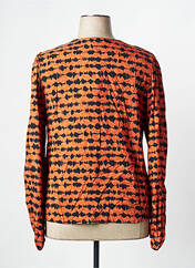 Blouse orange SIGNE NATURE pour femme seconde vue