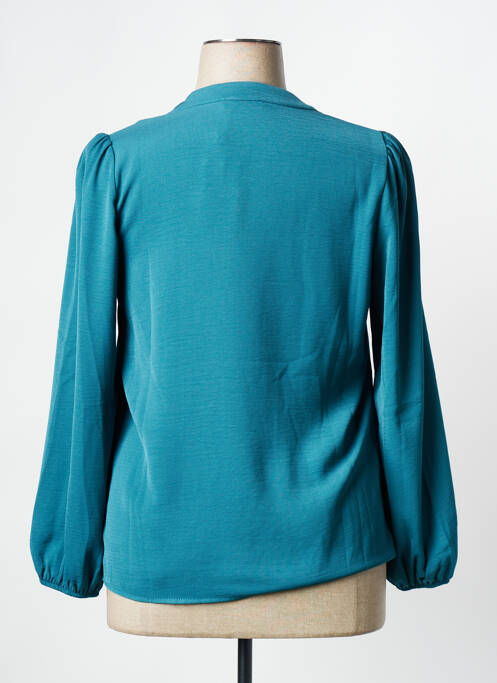Blouse manches longues manches longues bleu SIGNE NATURE femme