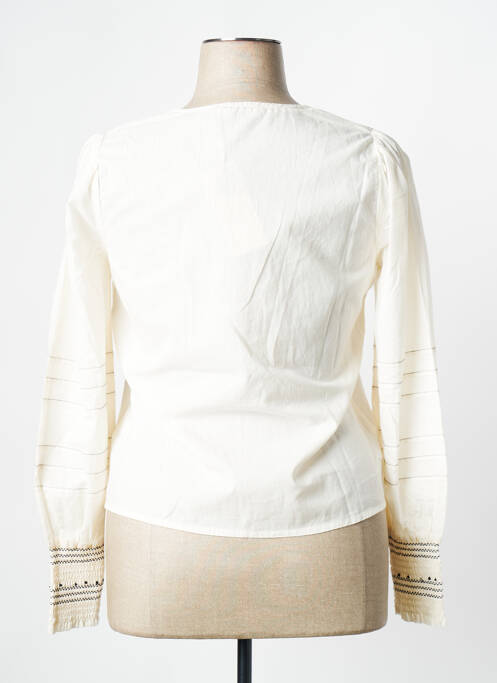 Blouse beige CREAM pour femme