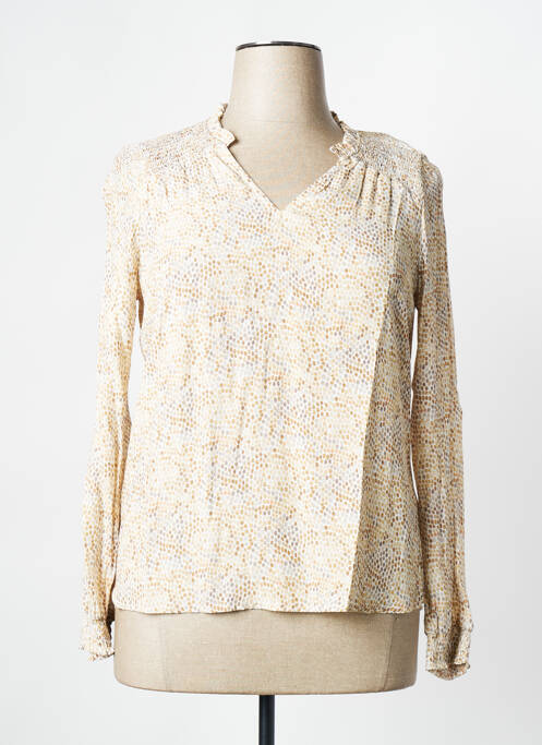 Blouse beige SIGNE NATURE pour femme