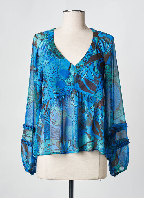 Blouse bleu EVA KAYAN pour femme