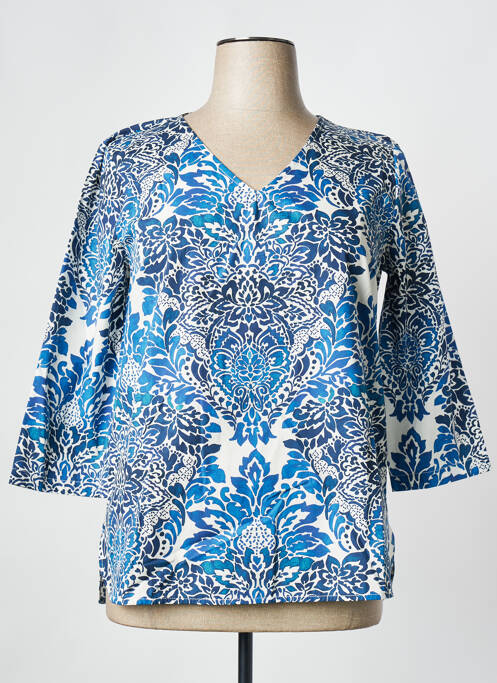 Blouse bleu ORTO BOTANICO pour femme