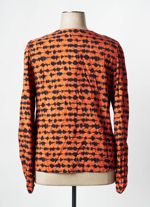 Blouse orange SIGNE NATURE pour femme
