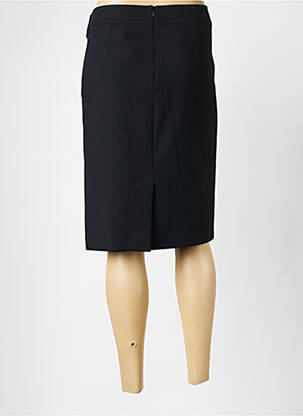 Jupe mi-longue taille à pinces noir PAUSE CAFE femme
