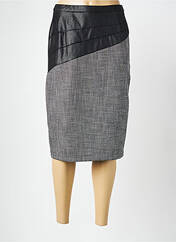 Jupe mi-longue gris FRANCE RIVOIRE pour femme seconde vue