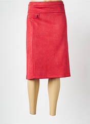 Jupe mi-longue rouge CHRISTINE LAURE pour femme seconde vue