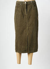 Jupe mi-longue vert C'EST BEAU LA VIE pour femme seconde vue