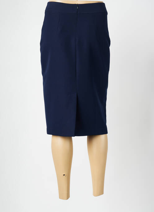 Jupe mi-longue bleu FRANCE RIVOIRE pour femme