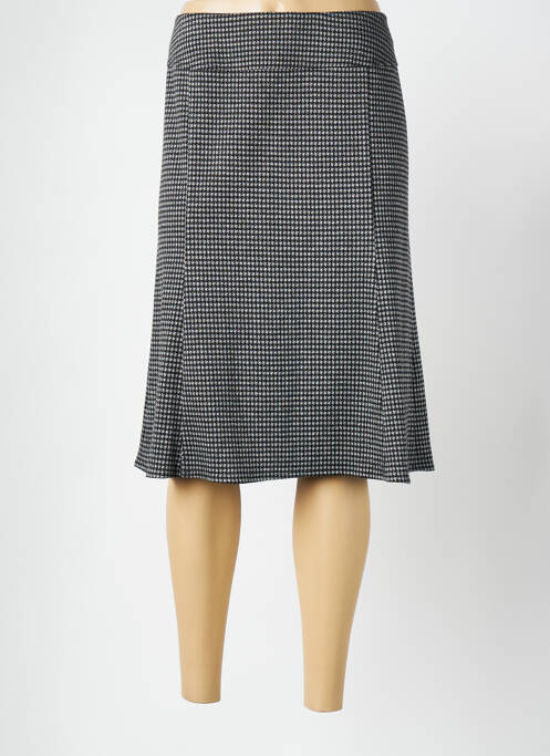 Jupe mi-longue gris FRANCE RIVOIRE pour femme