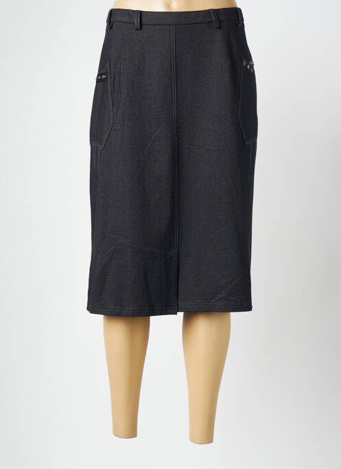 Jupe mi-longue noir FRANCE RIVOIRE pour femme