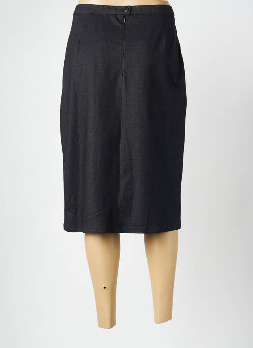 Jupe mi-longue noir FRANCE RIVOIRE femme