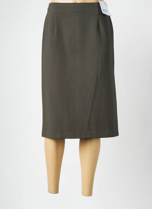 Jupe mi-longue vert EAST DRIVE pour femme