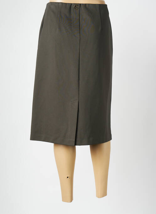 Jupe mi-longue vert EAST DRIVE pour femme