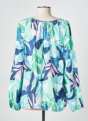 Blouse imprimé fantaisie manches longues bleu RABE femme