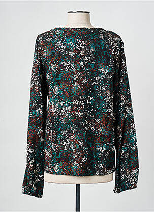 Blouse imprimé fantaisie manches longues noir CREAM femme