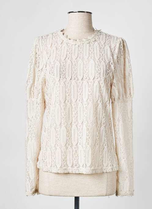 Blouse beige CREAM pour femme