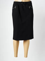 Jupe mi-longue stretch noir RABE femme