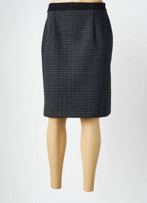 Jupe mi-longue stretch noir EAST DRIVE femme