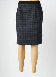Jupe mi-longue taille normale noir EAST DRIVE femme
