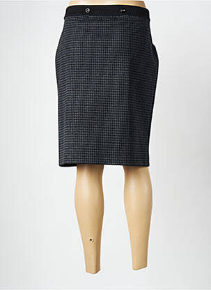 Jupe mi-longue stretch noir EAST DRIVE femme