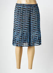 Jupe mi-longue bleu CREAM pour femme seconde vue