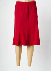Jupe mi-longue rouge FRANCE RIVOIRE pour femme seconde vue