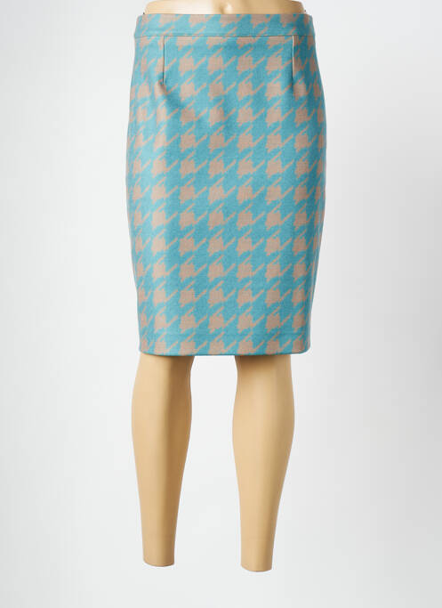 Jupe mi-longue bleu ESTEL COLLECTION pour femme