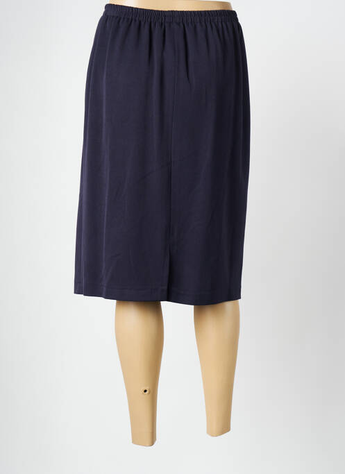 Jupe mi-longue bleu FRANCE RIVOIRE pour femme
