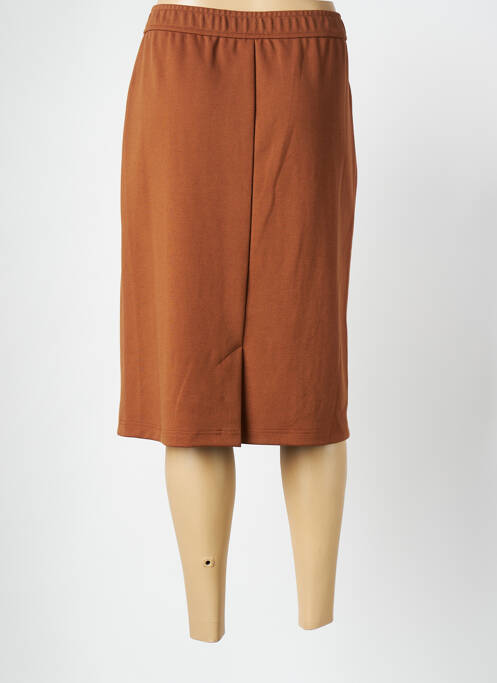 Jupe mi-longue marron RABE pour femme