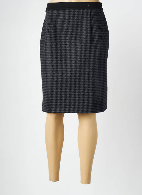 Jupe mi-longue noir EAST DRIVE pour femme