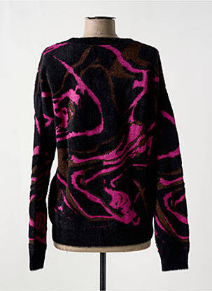 Pull col v manches longues noir EVA KAYAN femme