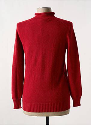 Pull stretch manches longues rouge DANEVA femme