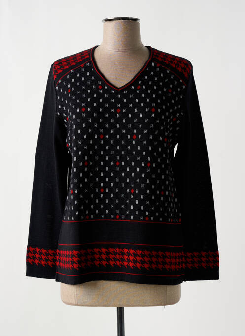 Pull noir FRANCE RIVOIRE pour femme