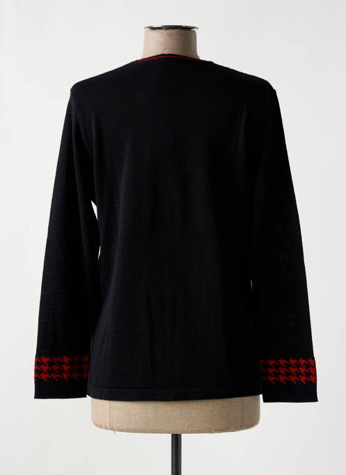 Pull noir FRANCE RIVOIRE pour femme