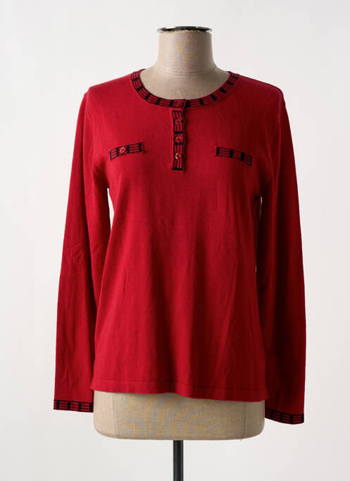 Pull rouge SOIE POUR SOI pour femme