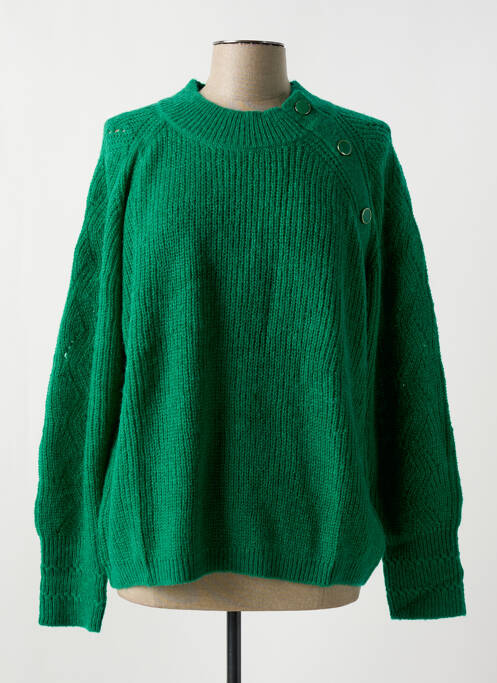 Pull vert C'EST BEAU LA VIE pour femme