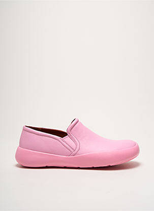 Mocassins tissage satiné bout rond rose CAMPER homme