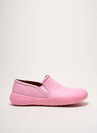 Mocassins tissage satiné bout rond rose CAMPER homme
