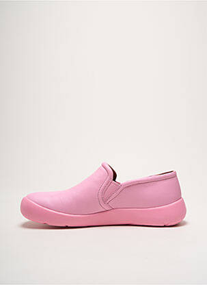 Mocassins tissage satiné bout rond rose CAMPER homme