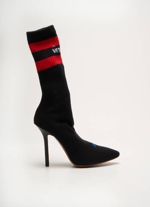 Bottines/boots bout pointu talon haut de 10cm et plus noir VETEMENTS femme
