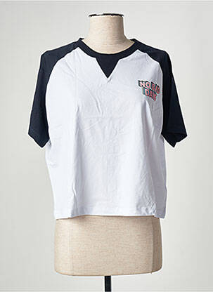 T-shirt coupe droite manches courtes blanc STIEN EDLUND femme