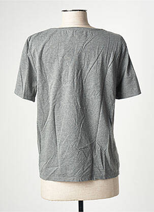 T-shirt coupe droite manches courtes gris RIVERDALE femme