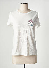 T-shirt coupe cintrée manches courtes blanc VERO MODA femme