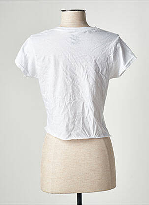 T-shirt coupe droite manches courtes blanc DAISY STREET femme