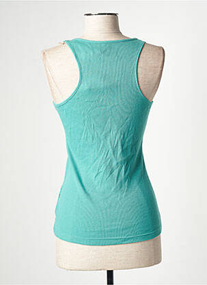 Top coupe cintrée fines bretelles bleu LPB femme