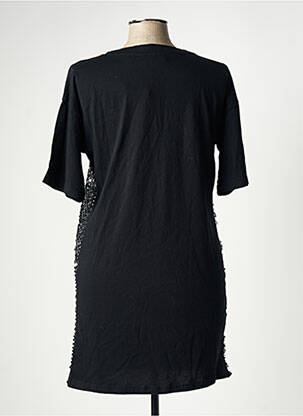 Robe courte manches 3/4 manches 3/4 noir NOISY MAY femme