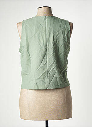 Top sans manche sans manche vert ASTRID BLACK LABEL femme