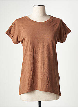 Top marron JACQUELINE DE YONG pour femme