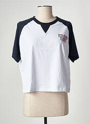 T-shirt blanc STIEN EDLUND pour femme seconde vue