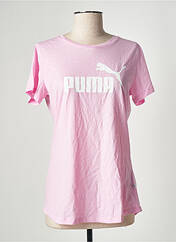 T-shirt rose PUMA pour femme seconde vue